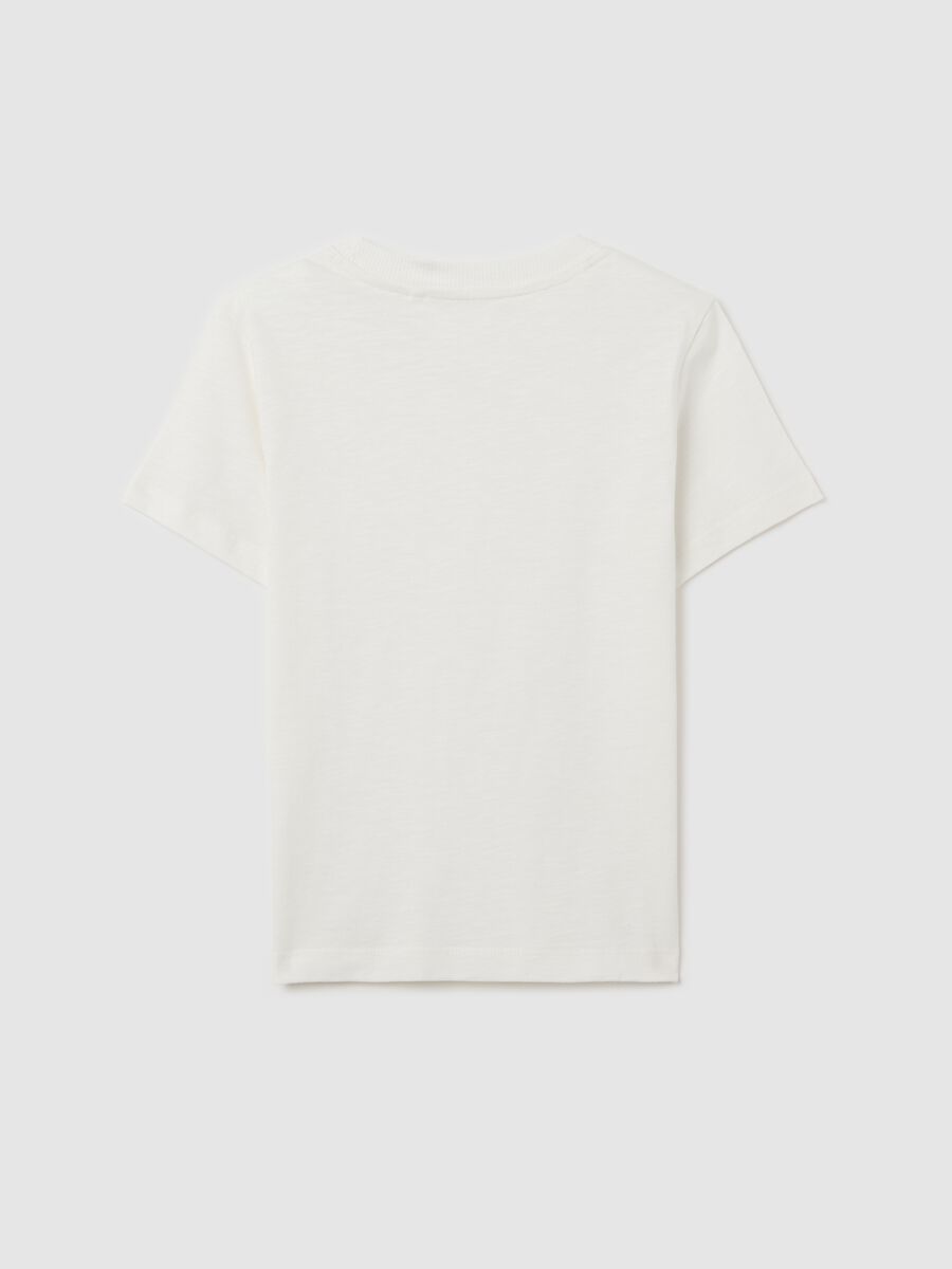 Cotton T-shirt with round neck_1