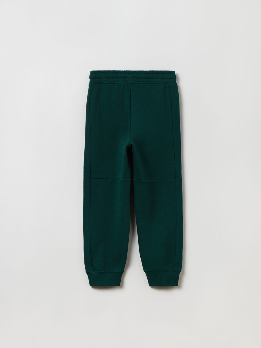 Joggers in felpa con coulisse_1