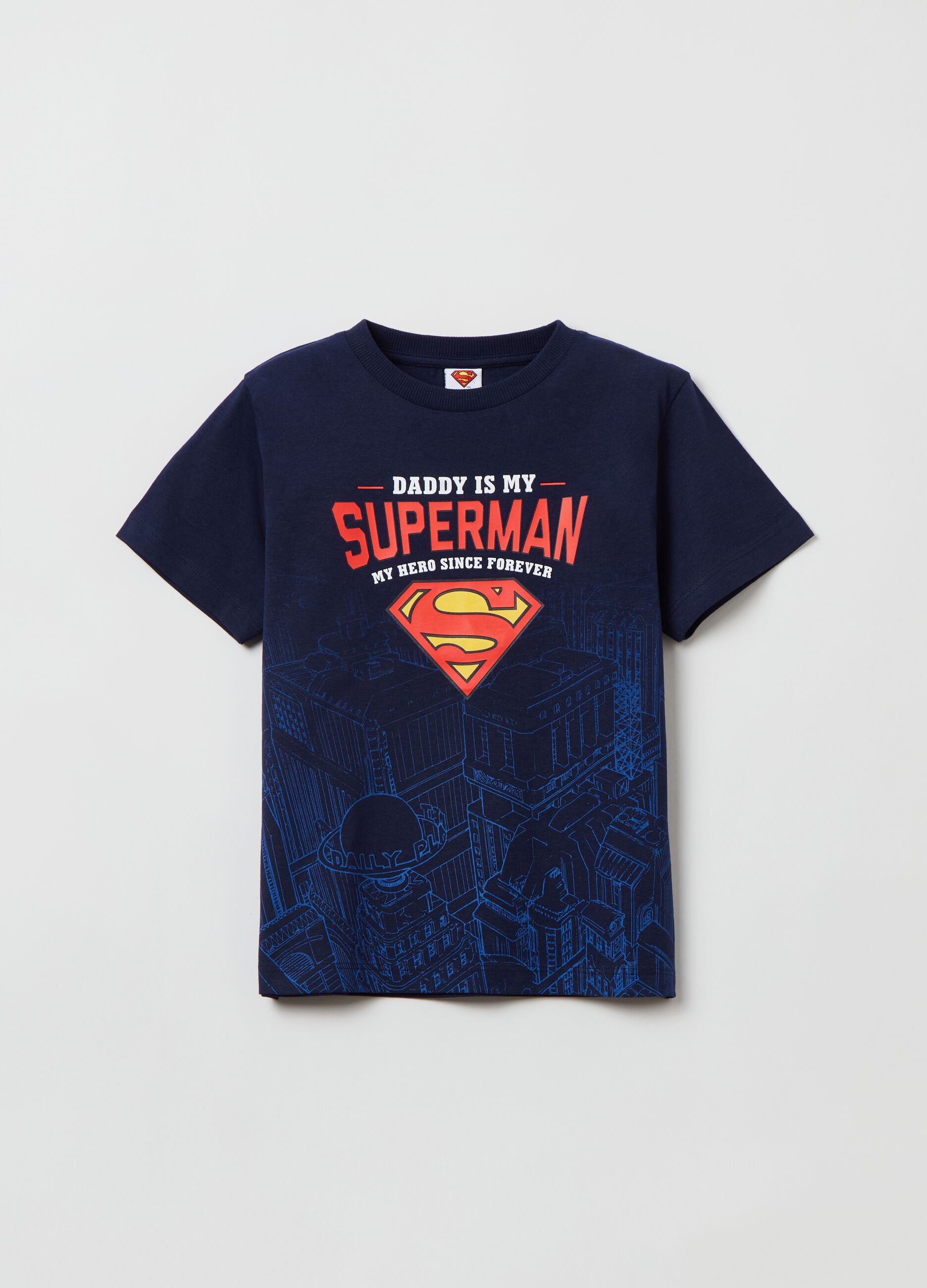T-shirt stampa Superman Festa del Papà