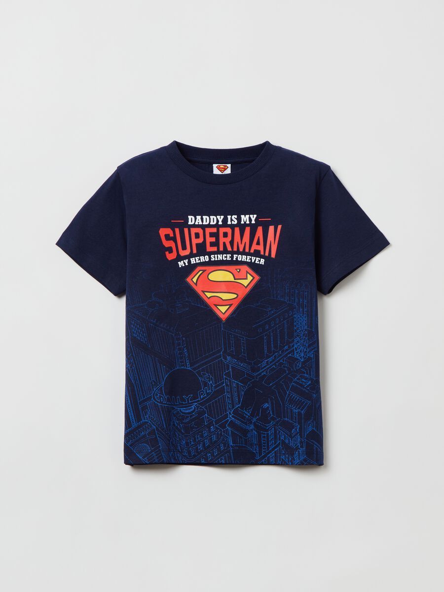 T-shirt stampa Superman Festa del Papà_0
