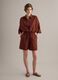 Brown pure cotton oversized shirt_1