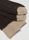 Short multicolour wool and silk blend socks_1