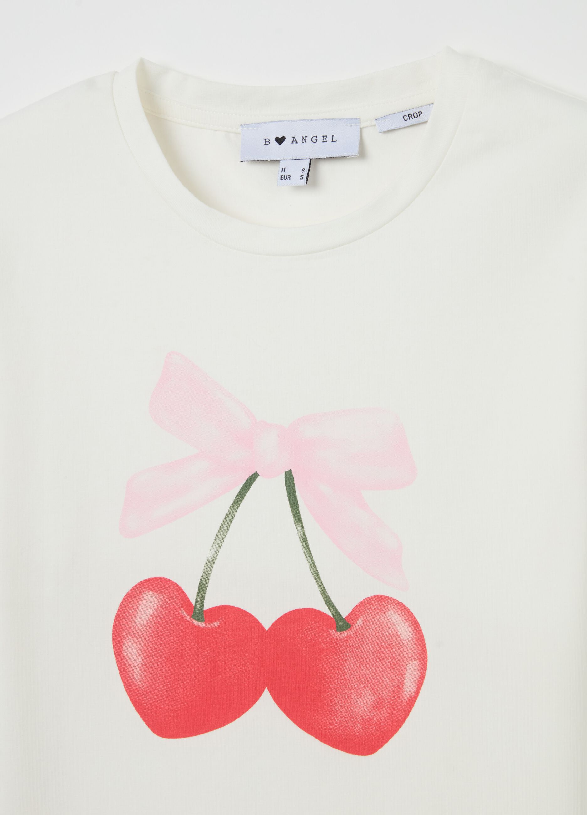 Stretch cotton T-shirt