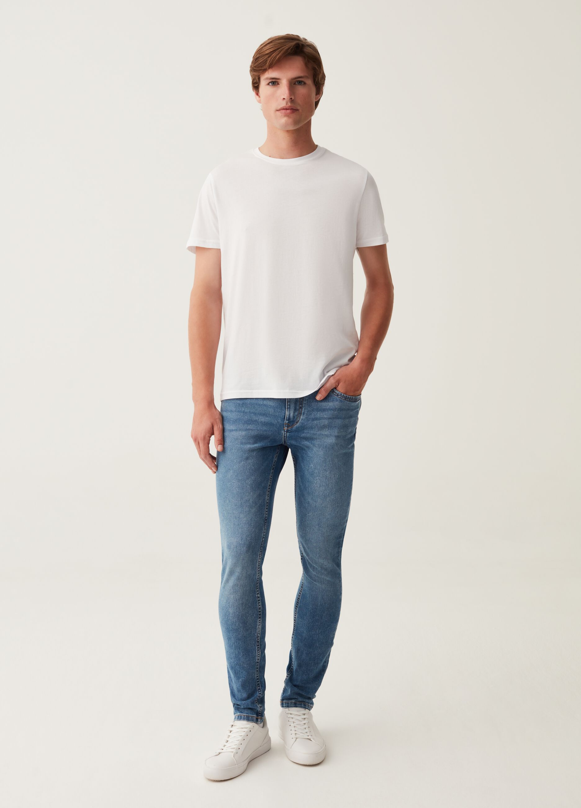 Jeans super skinny fit cinque tasche_0