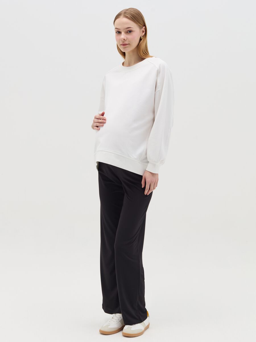 Solid colour maternity sweatshirt_0