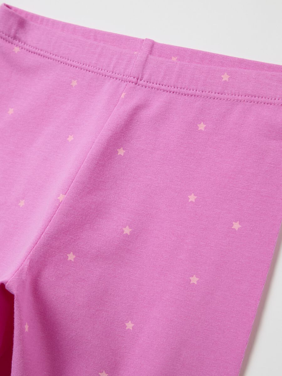 White and pink jogging set with Minnie Mouse and Figaro print_2