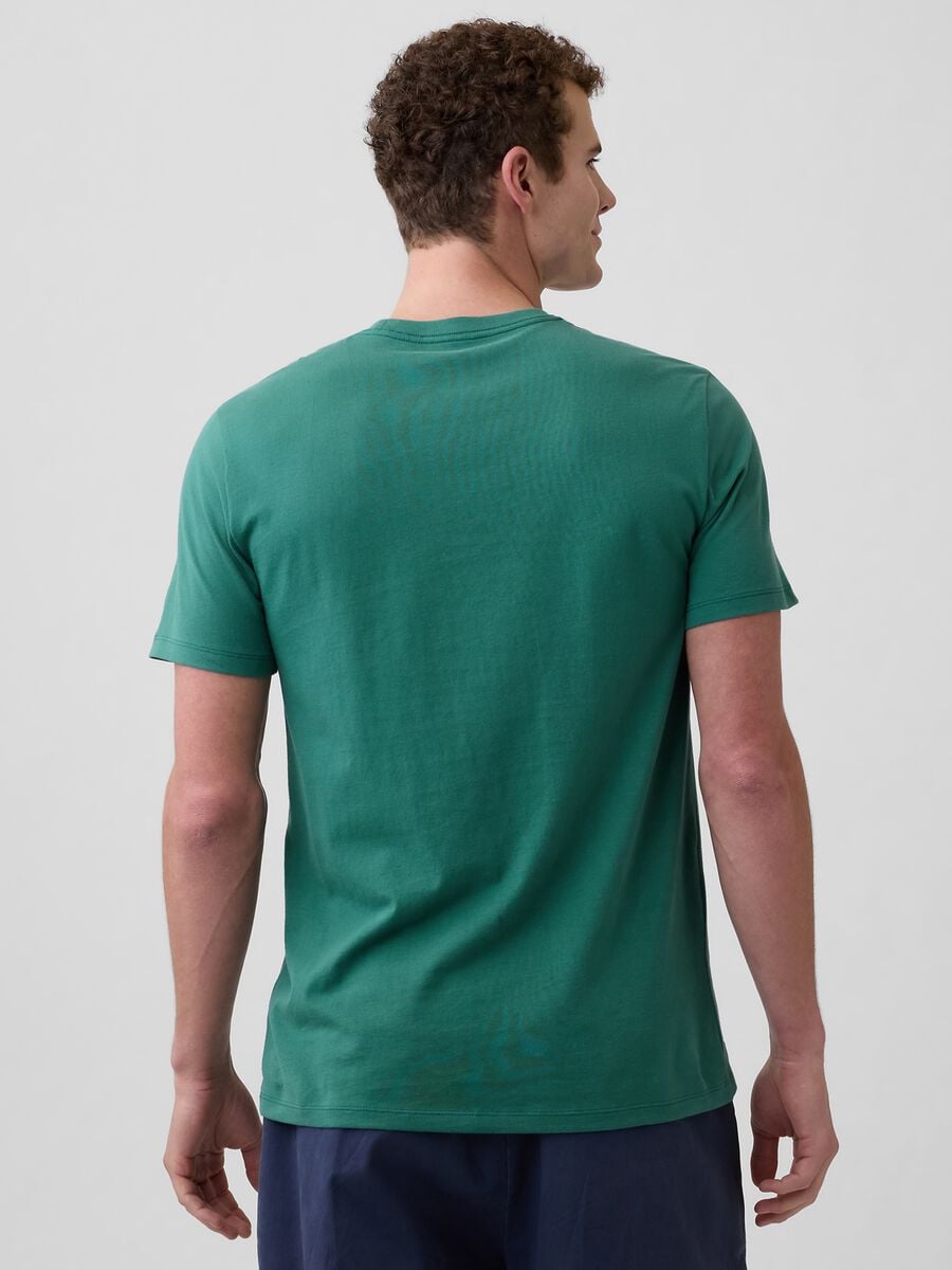 T-shirt a maniche corte in cotone con logo GAP_1