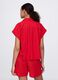 Red shirt in linen and viscose_2