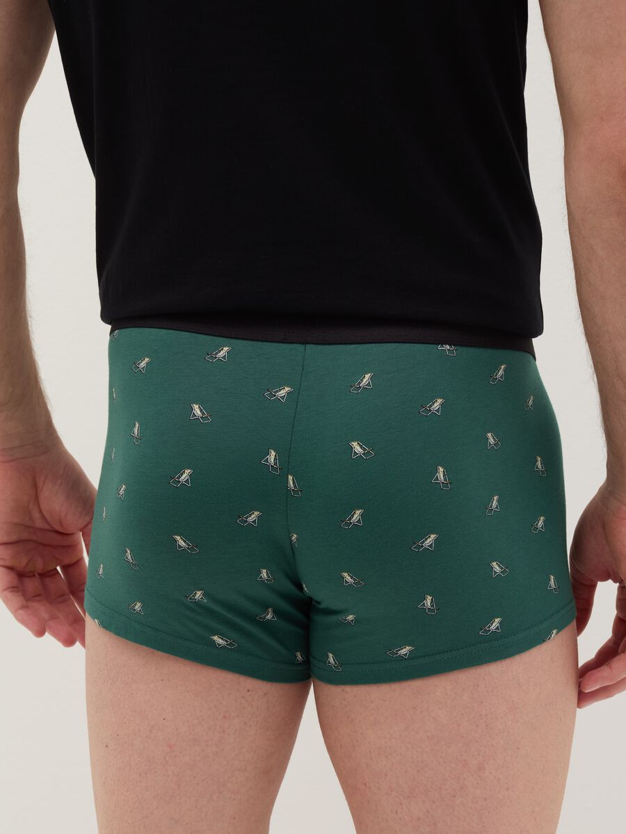 Three-pack boxers in stretch cotton with print_3