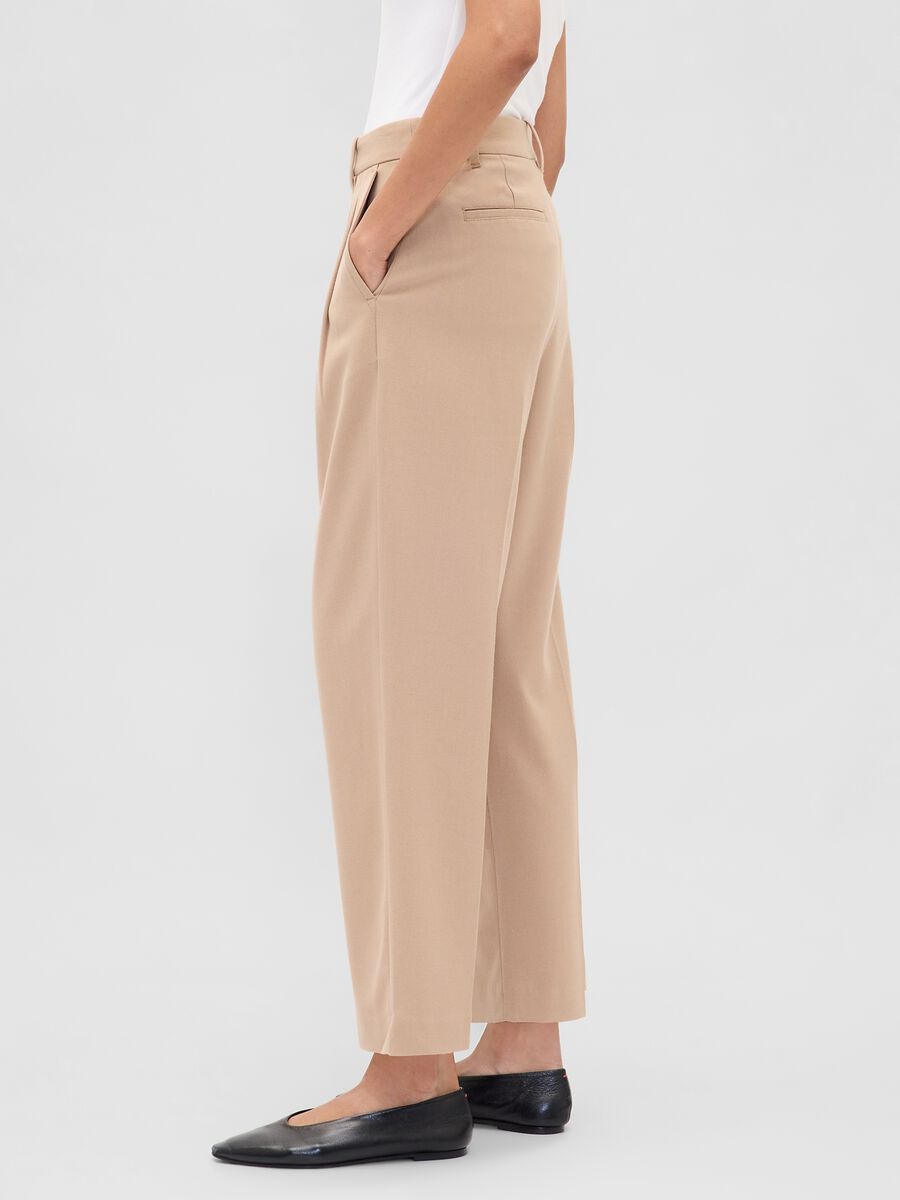 Beige Stretch Trousers_3