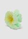 Iridescent Green Flower Clip_1