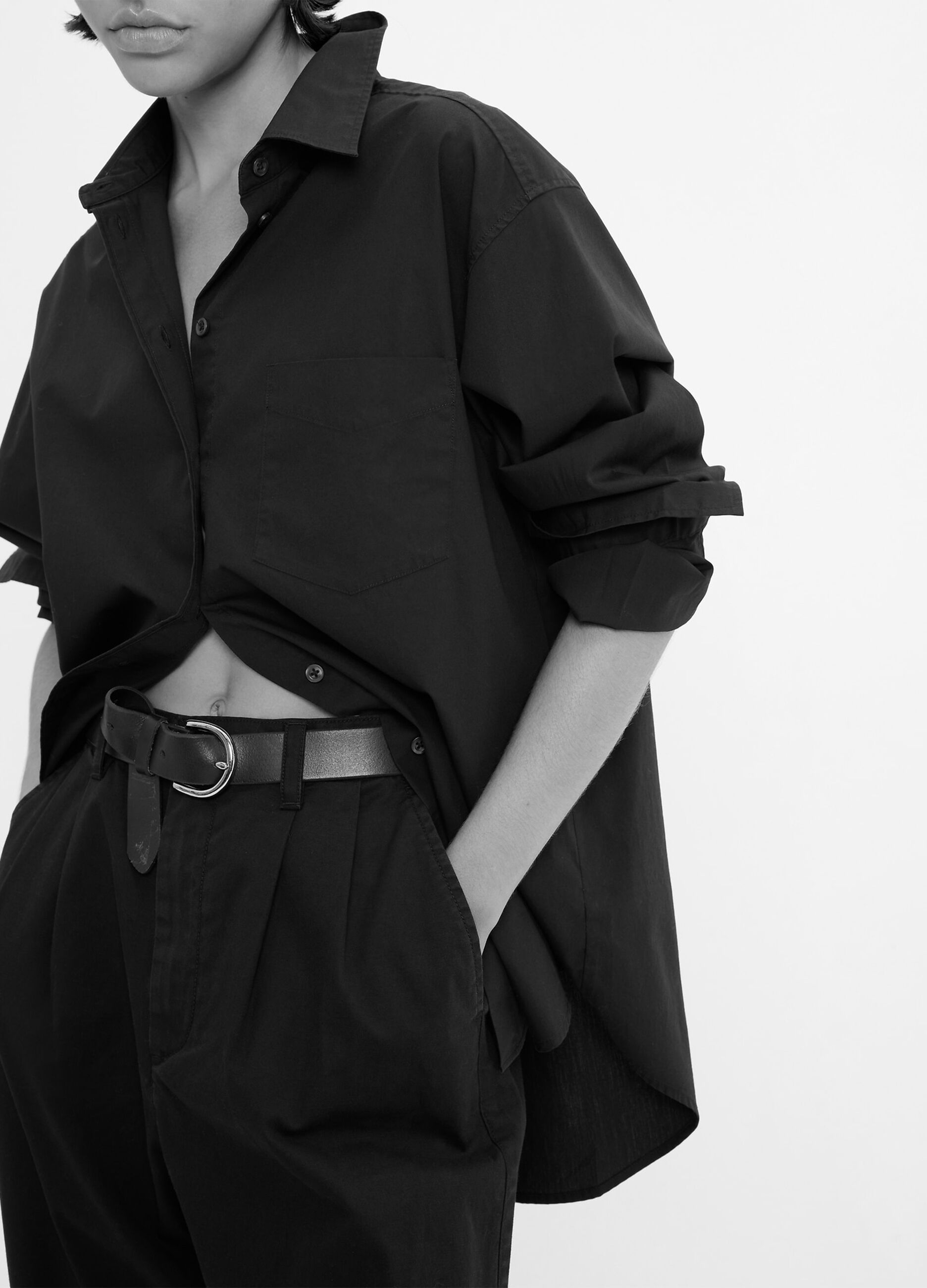 Camicia oversize in cotone_1