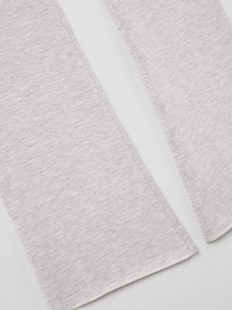 Jersey Yoga Pants Grey Mélange_7