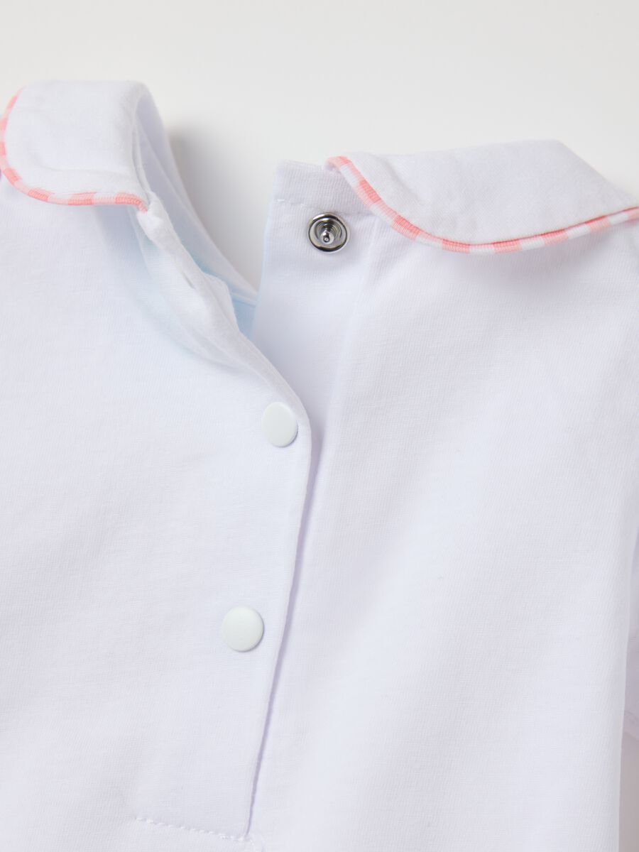 OVS Kids cotton bodysuit with classic collar_3
