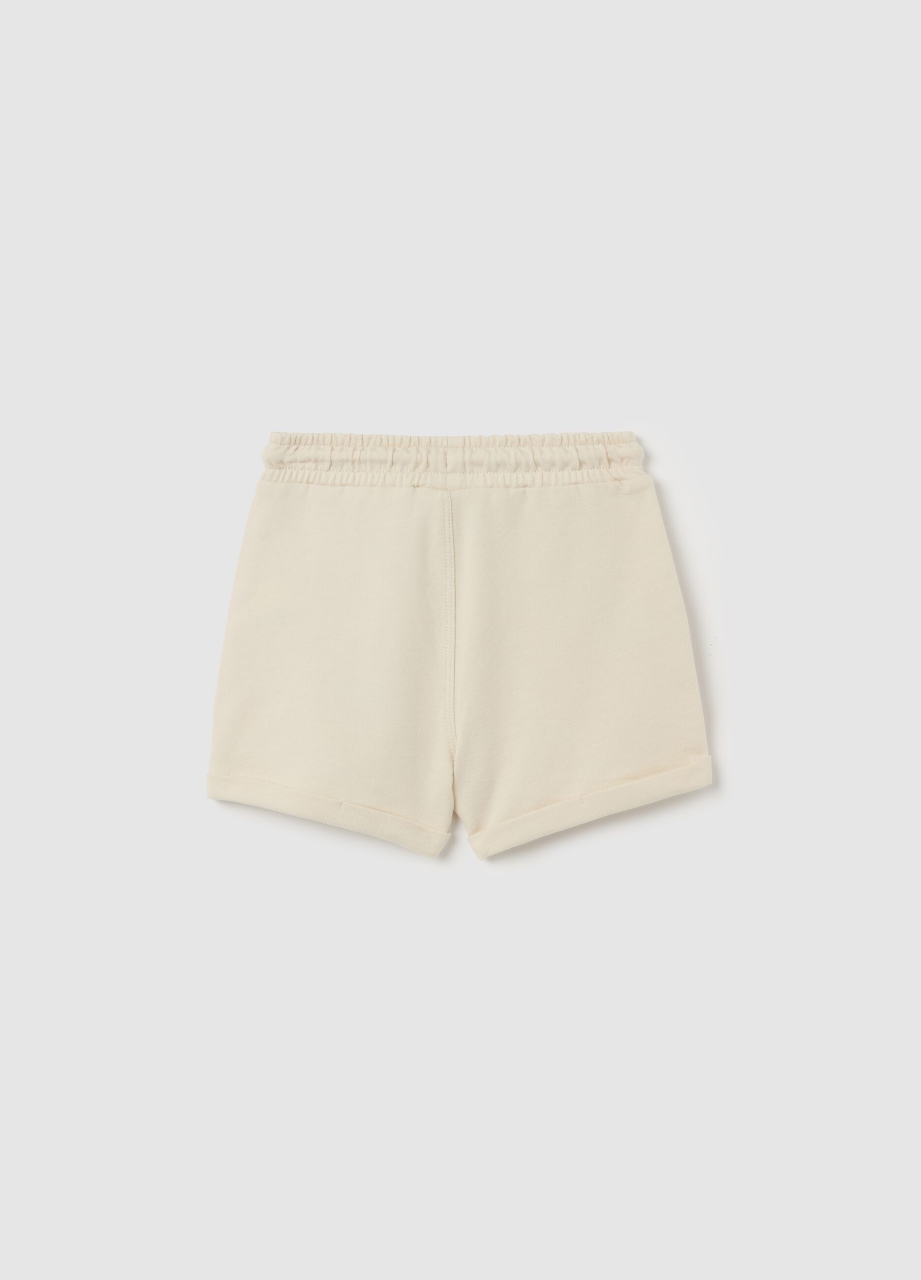 Bermuda in French Terry con coulisse 