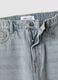Pure grey denim cotton wide leg jeans_1