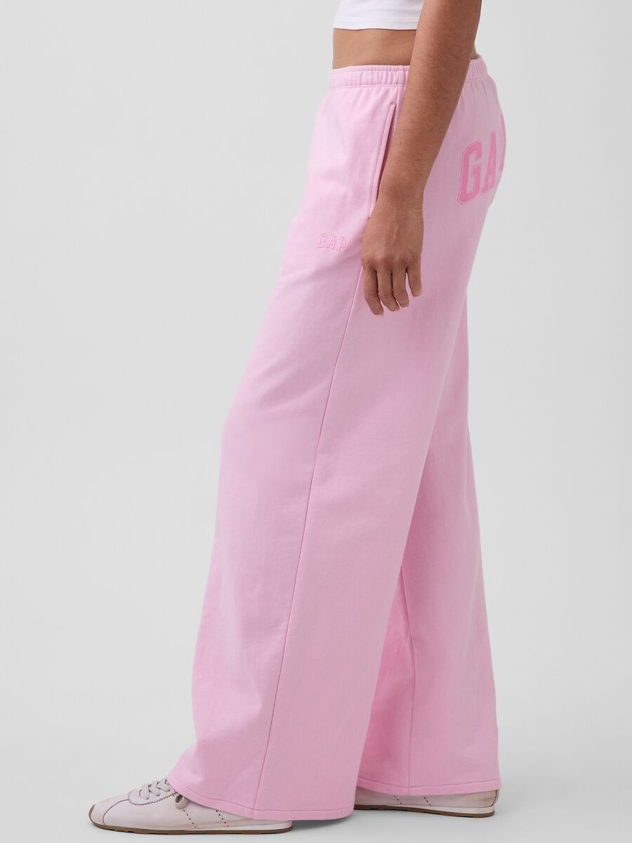 Cotton-blend wide-leg trousers_2