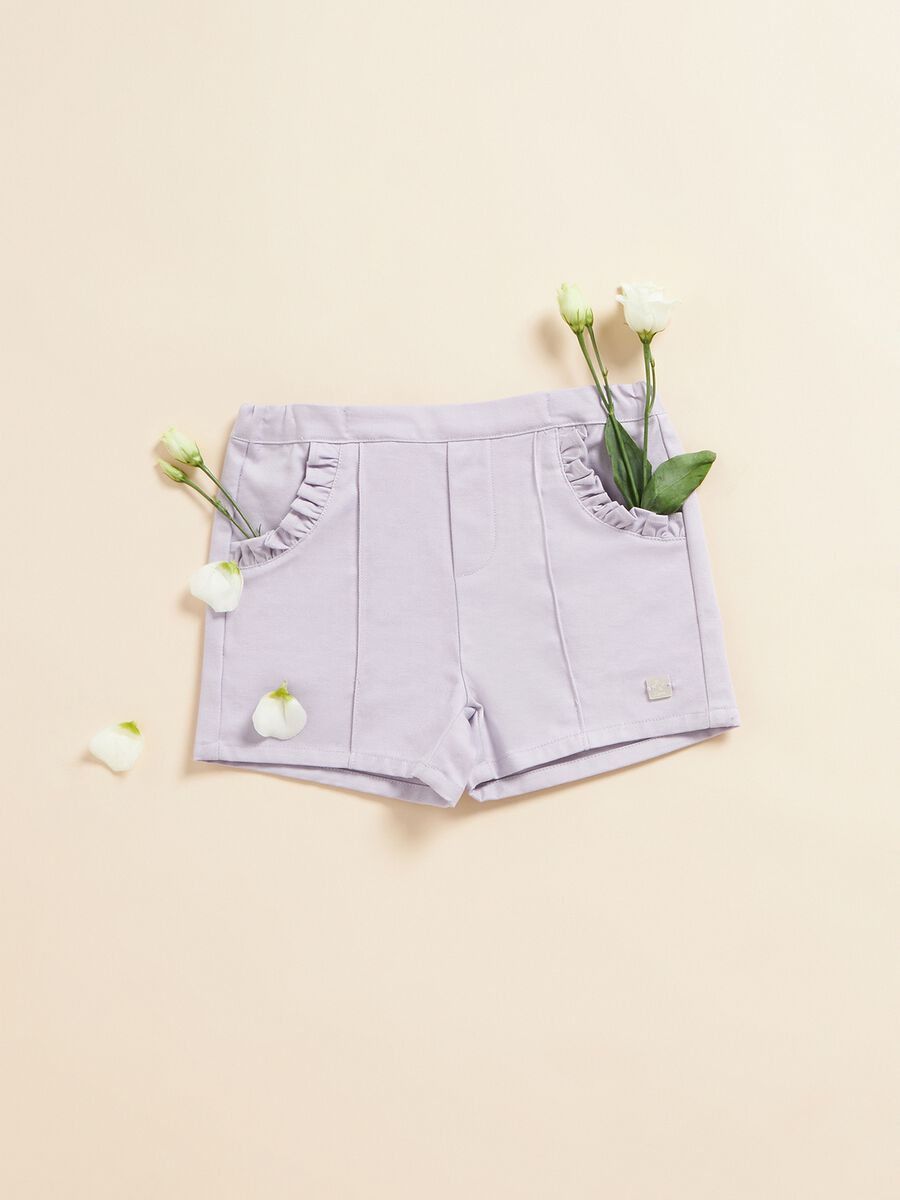 IANA shorts in cotton twill_0