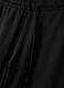 Pantaloni jogger neri baggy fit in puro cotone_5