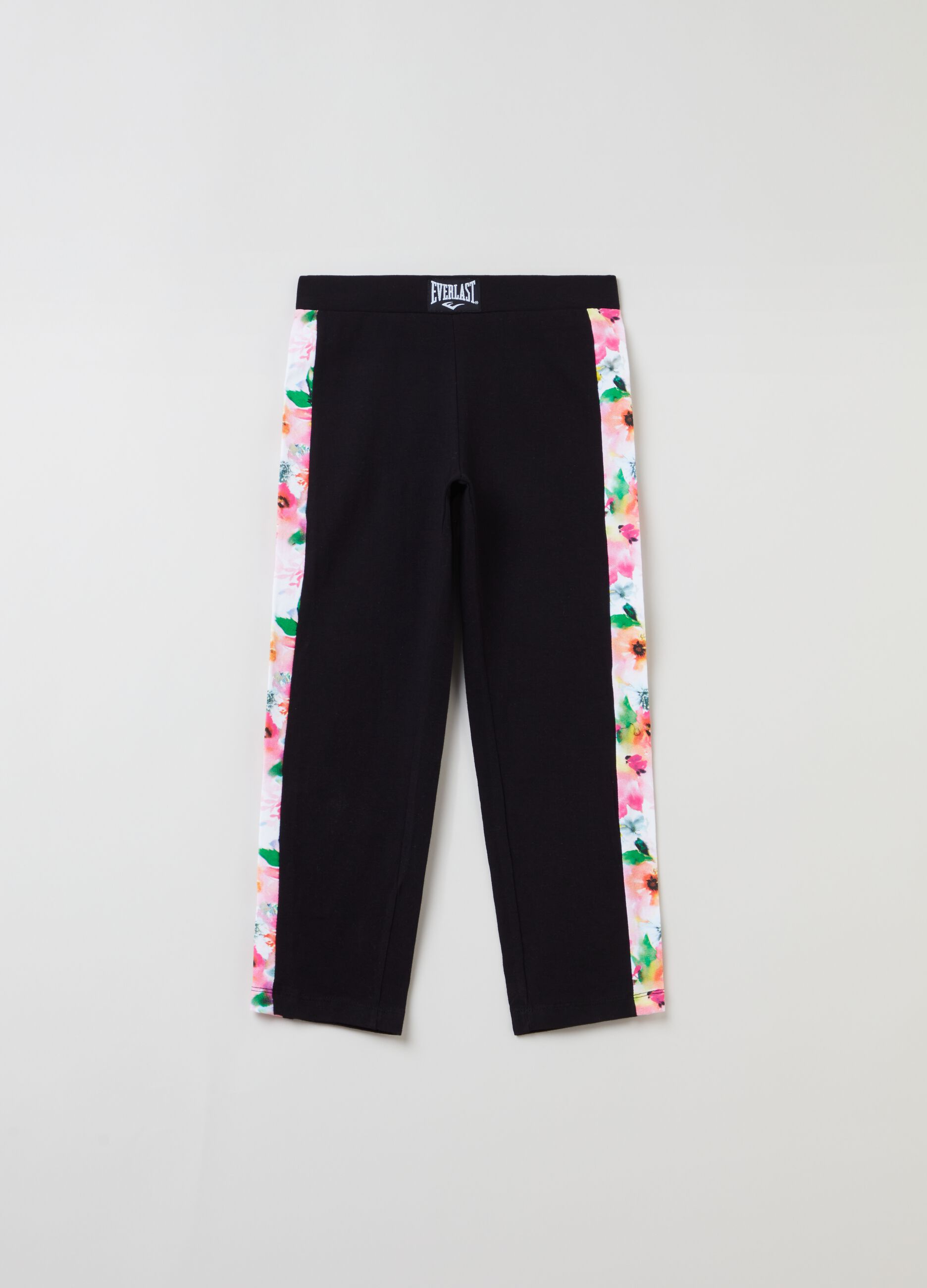 Leggings con bande floreali Everlast_0