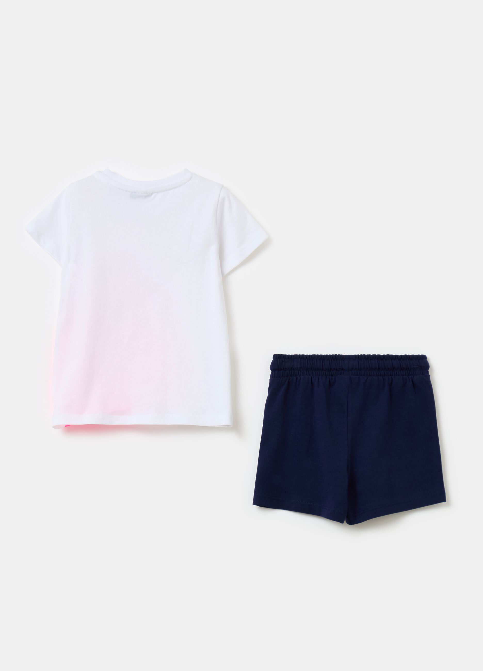 Cotton jogging set with print