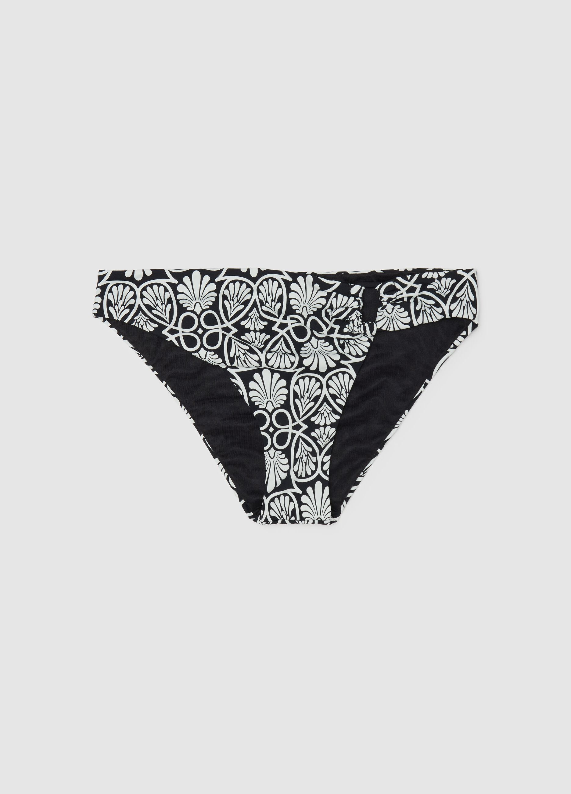 Slip bikini da donna in misto elasticizzato multicolor
