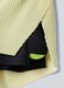 Shorts plissettati sportivi gialli in tessuto elasticizzato rimovibili ALTAVIA COURT_7