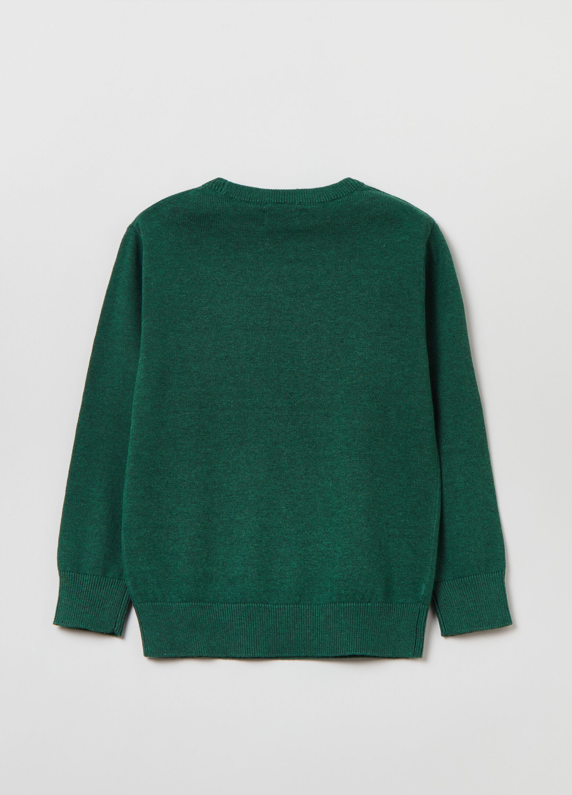 Pullover girocollo in cotone_1