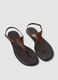 Brown genuine leather sandals_1