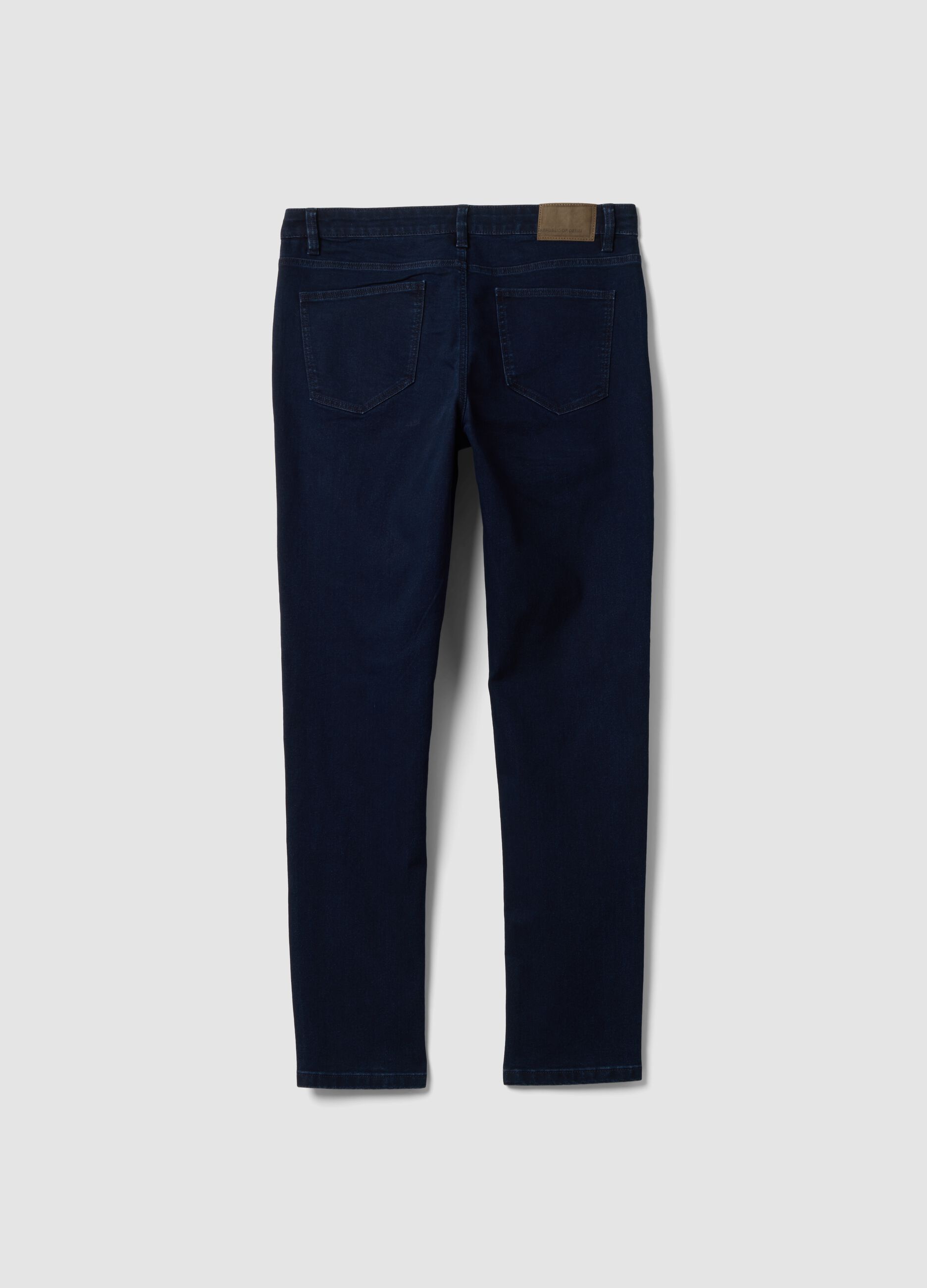 Skinny fit stretch cotton denim jeans