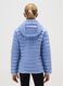 Girls' Blue Winter Jacket with Hood and Zip_2
