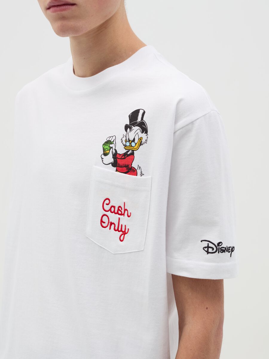 Cotton T-shirt with Scrooge McDuck print_3
