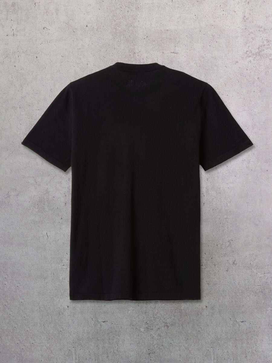 Knit T-shirt Black_5