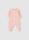 Baby girl's pink cotton blend onesie with Minnie print_1