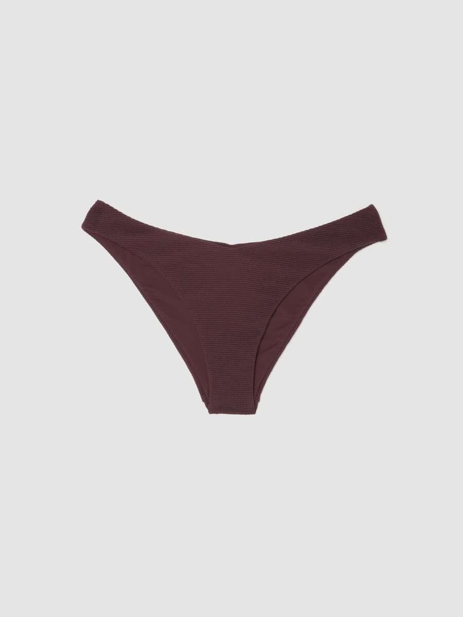 Purple bikini bottoms in stretch fabric_4