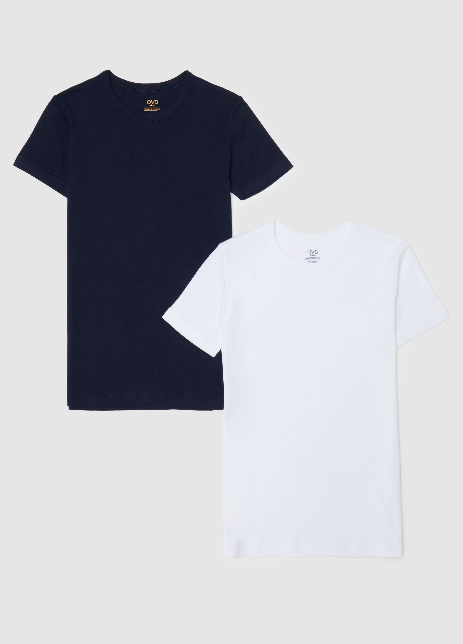 Bipack t-shirt intime in cotone tinta unita