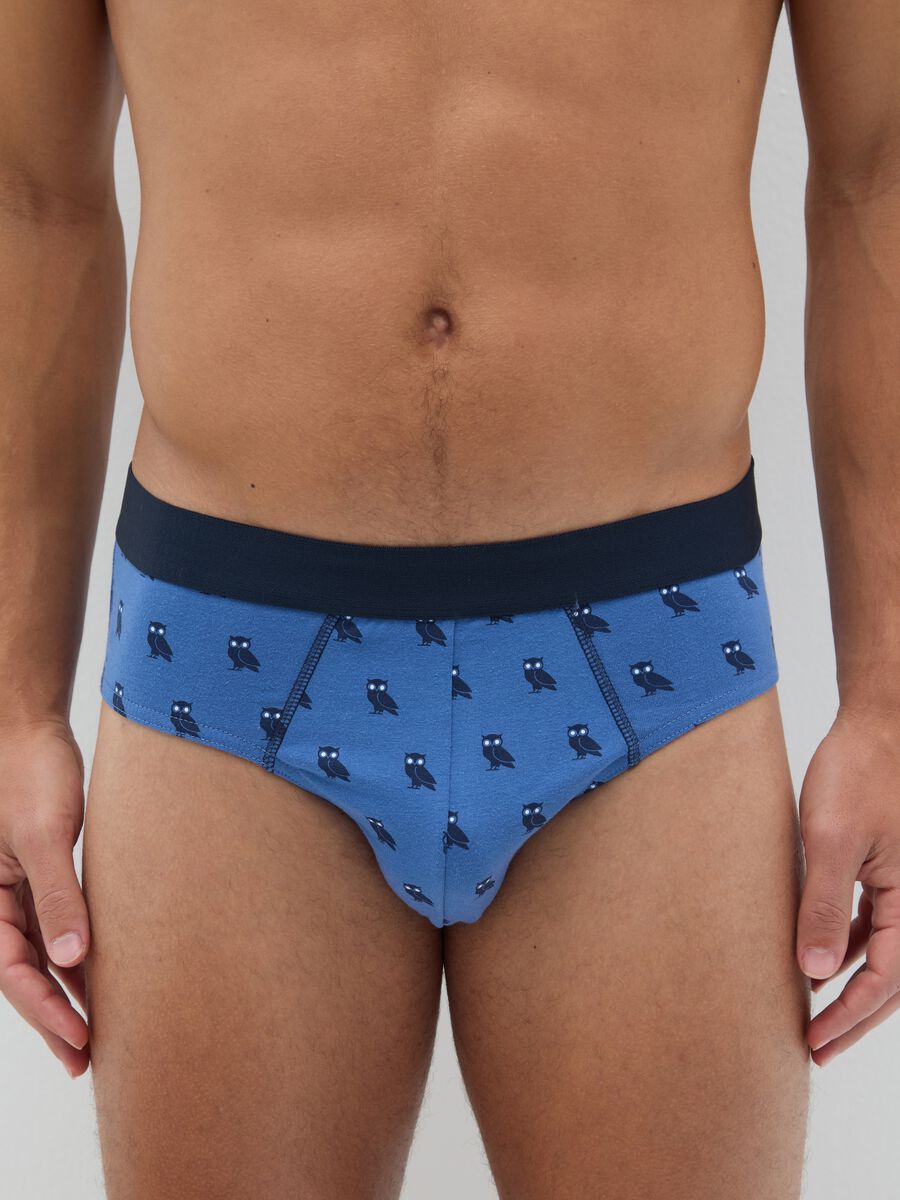 Multicolor stretch cotton tripack briefs_1