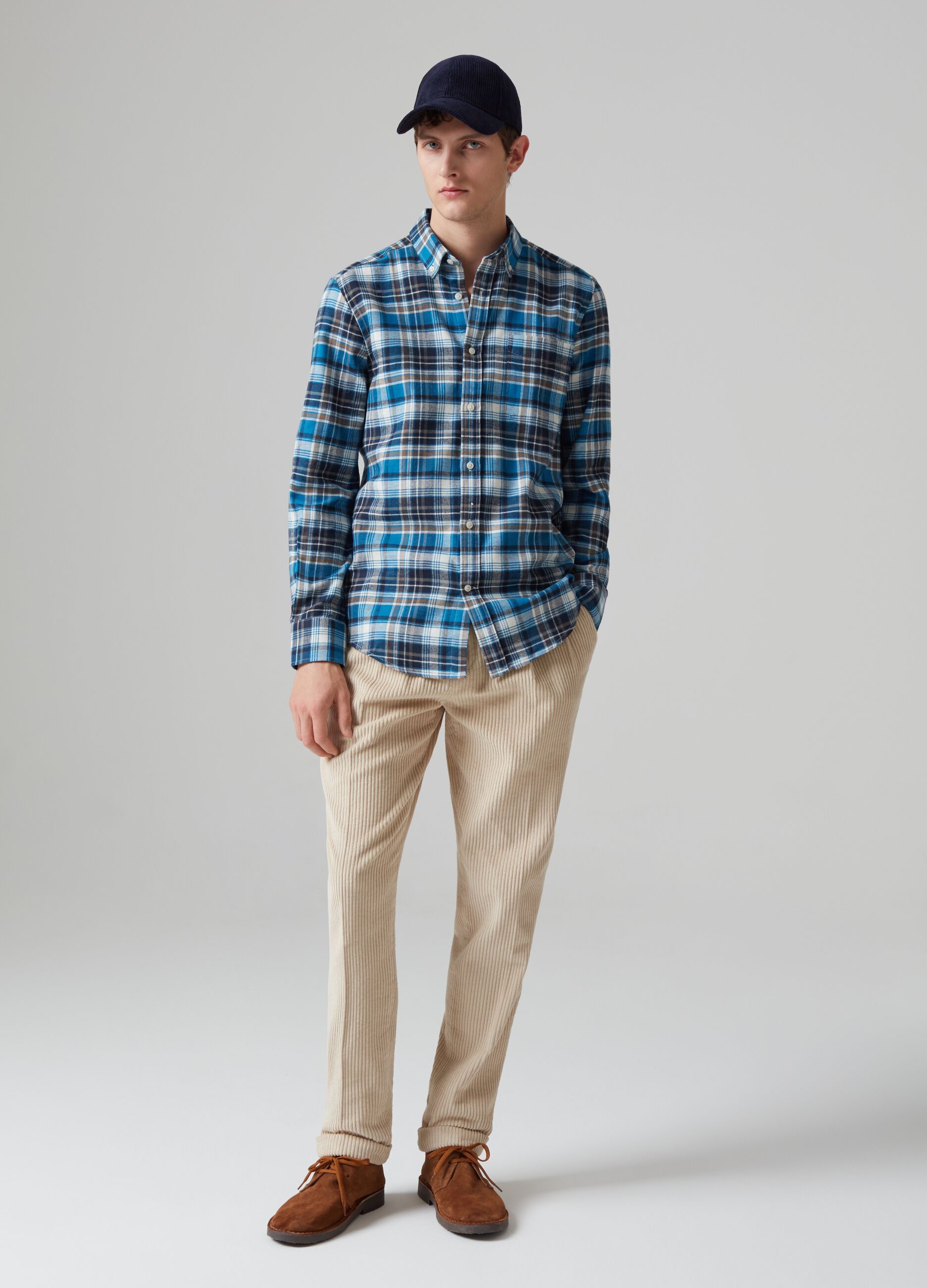 Camicia flanella uomo ovs sale
