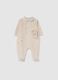 Beige Velour Onesie_0