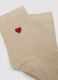 Calzini beige in cotone organico_2