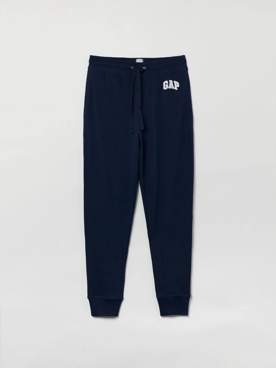 Joggers in French Terry con ricamo logo_0