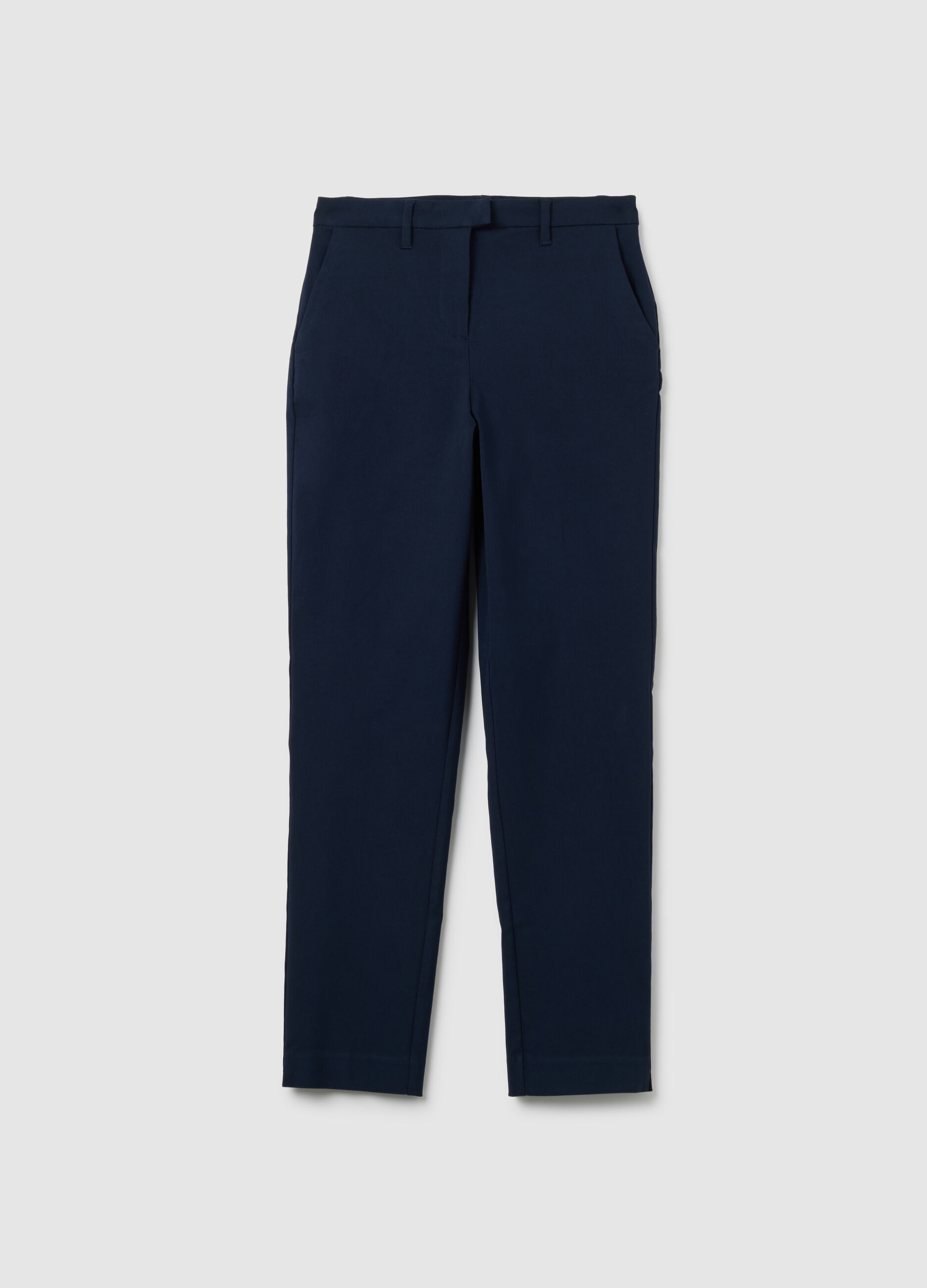 Slim Fit Blue Blend Trousers