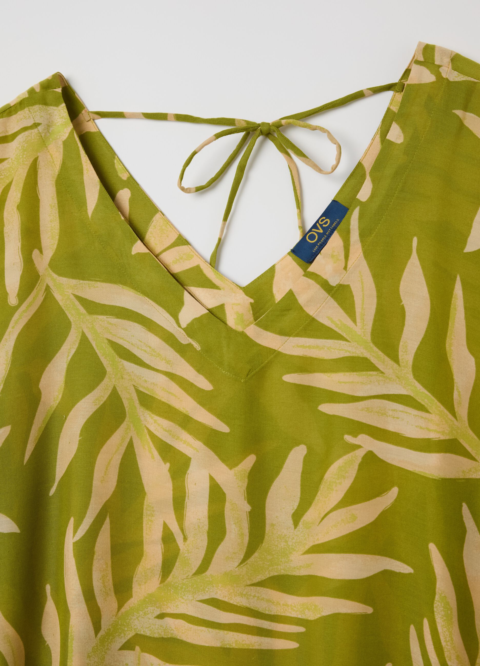 Women's Kaftan Dress in Multi-Colour Blend