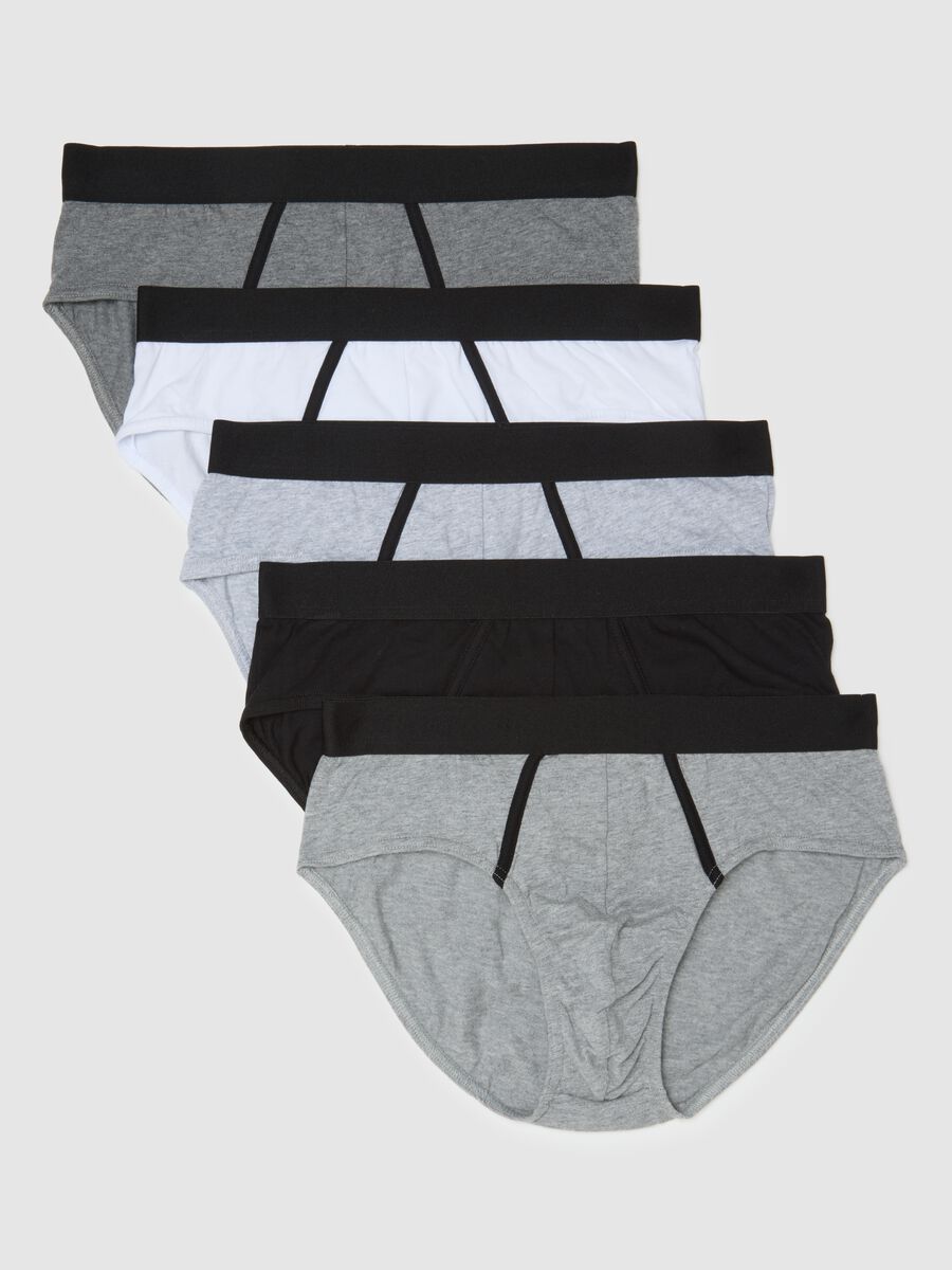 Set multipack slip in puro cotone grigio regular fit_4