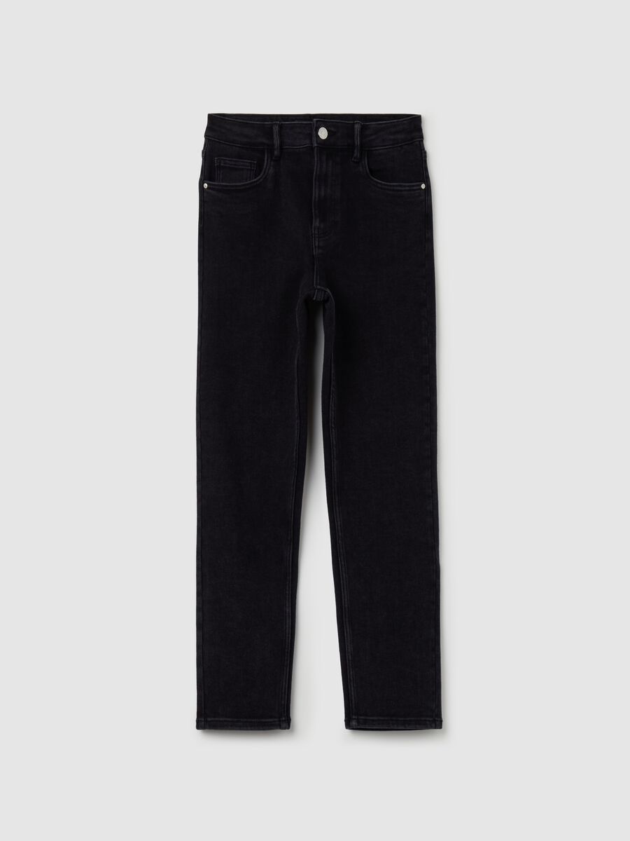 Slim-fit stretch jeans with five pockets_4
