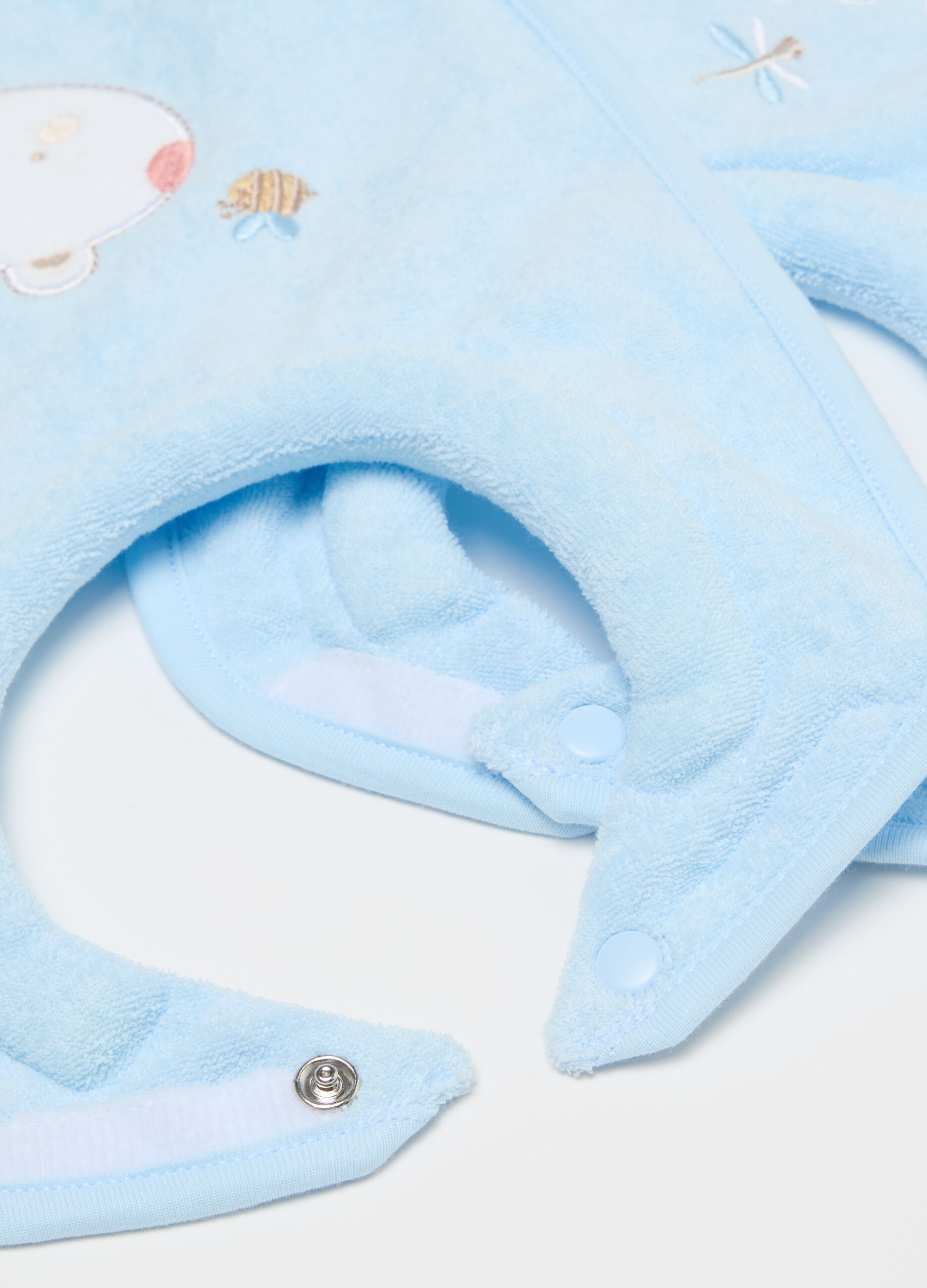 Two-pack bibs with extra absorbent padding