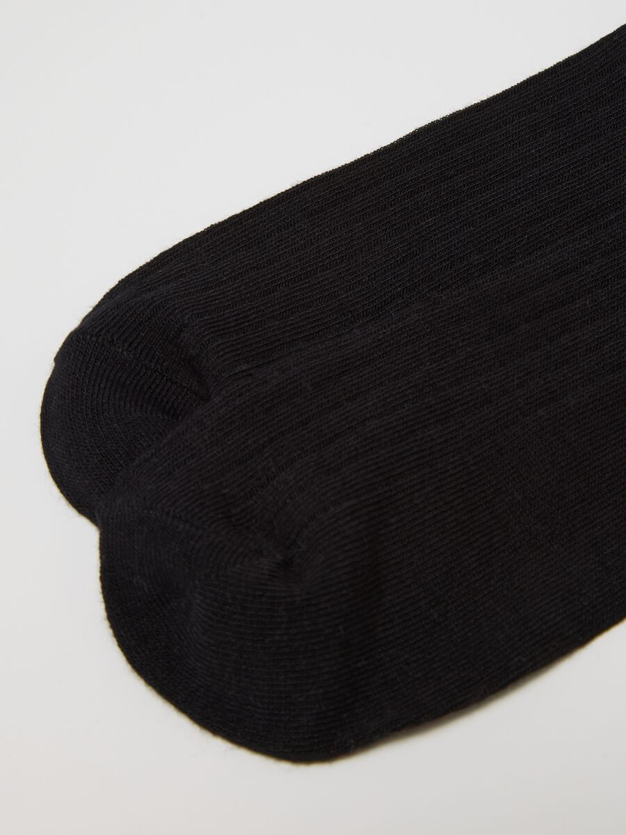 Two-pack black stretchy socks_2