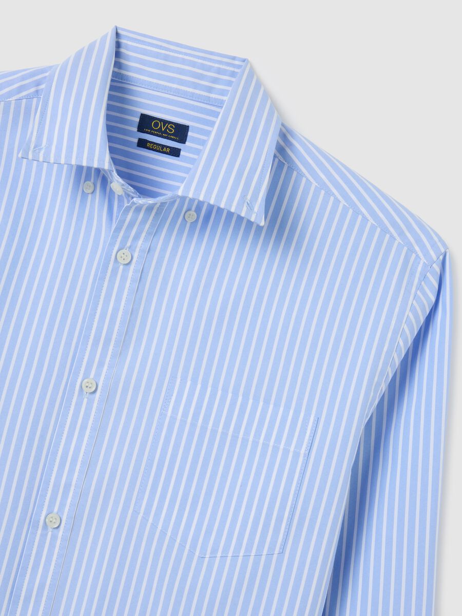 Multicolour Cotton Blend Shirt Regular Fit Easy Iron_1