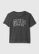Grey cotton T-shirt with GAP graphic_0