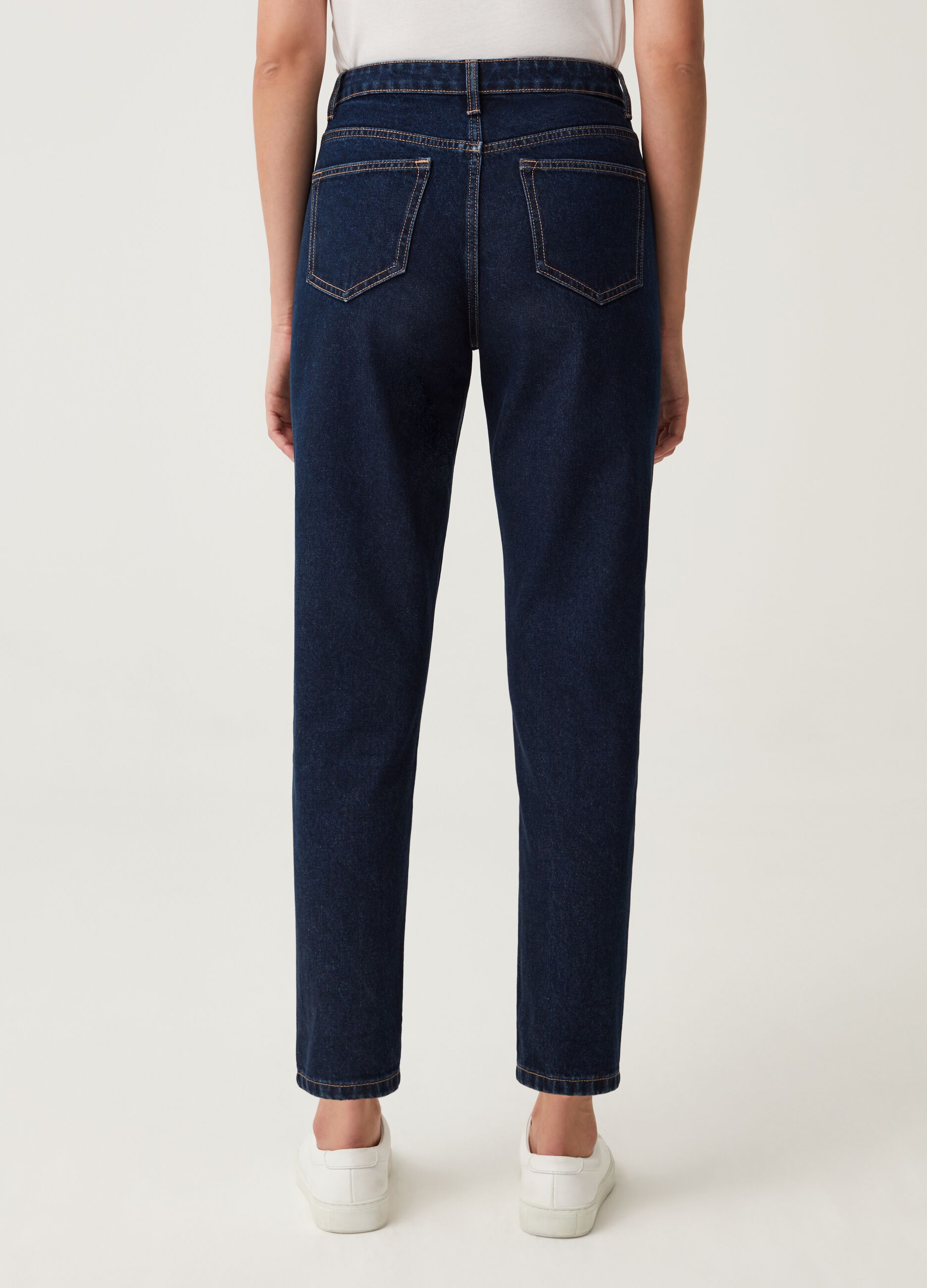 Jeans mom fit in cotone_2